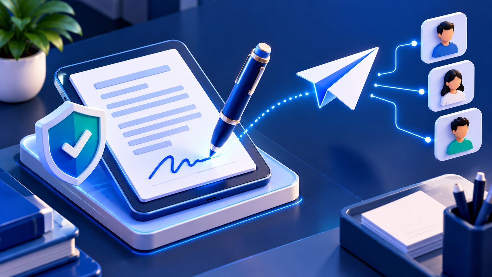 Custom illustration for BreezeDoc AppSumo Deal for E-Signatures: What You Get and the Mixed Reviews